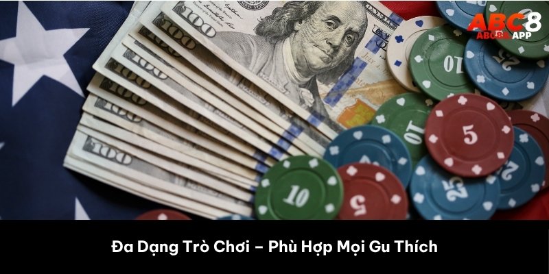 Đa Dạng Trò Chơi – Phù Hợp Mọi Gu Thích