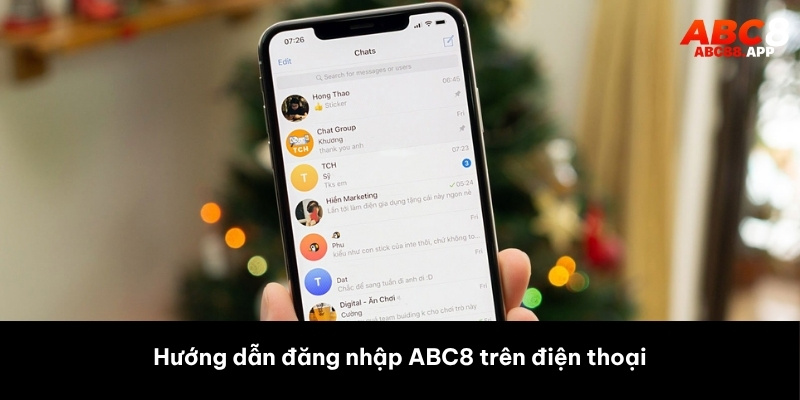 Hướng dẫn đăng nhập ABC8 trên điện thoại