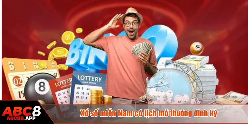 Xổ số miền Nam có lịch mở thưởng định kỳ