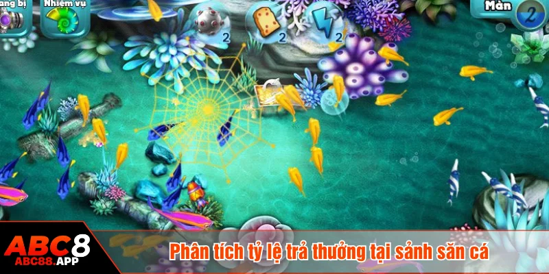 Phân tích tỷ lệ trả thưởng tại sảnh săn cá