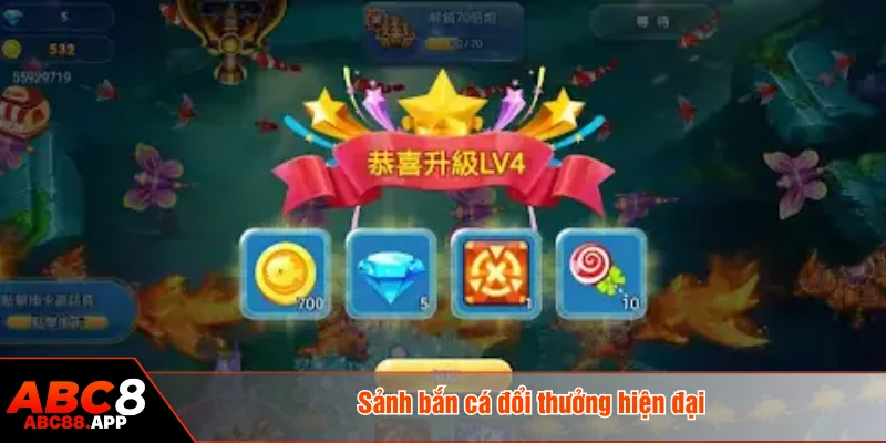 Sảnh bắn cá đổi thưởng hiện đại