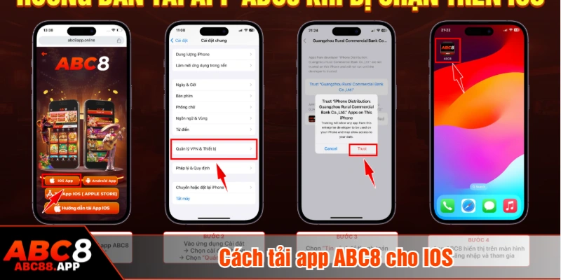 Cách tải app ABC8 cho IOS